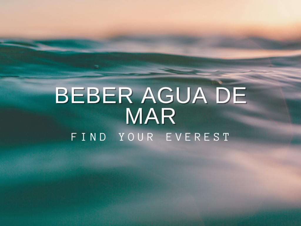 BEBER AGUA DE MAR