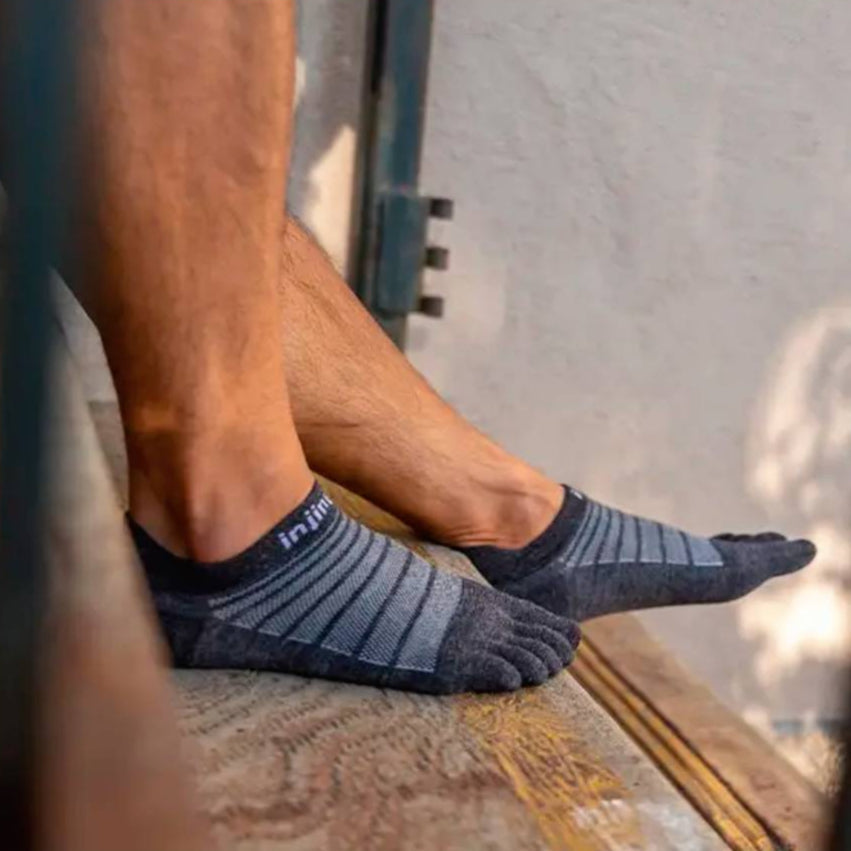 CALCETINES INJINJI RUN LIGHTWEIGHT NO-SHOW WOOL