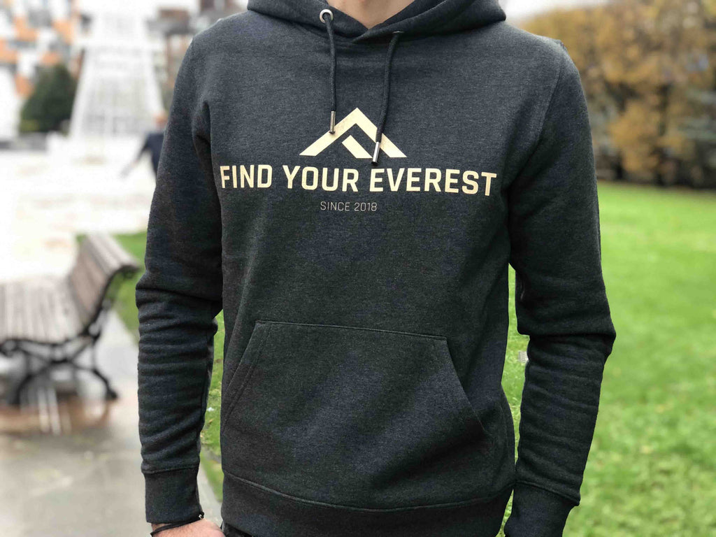 SUDADERA CASUAL FIND YOUR EVEREST "GOLD"