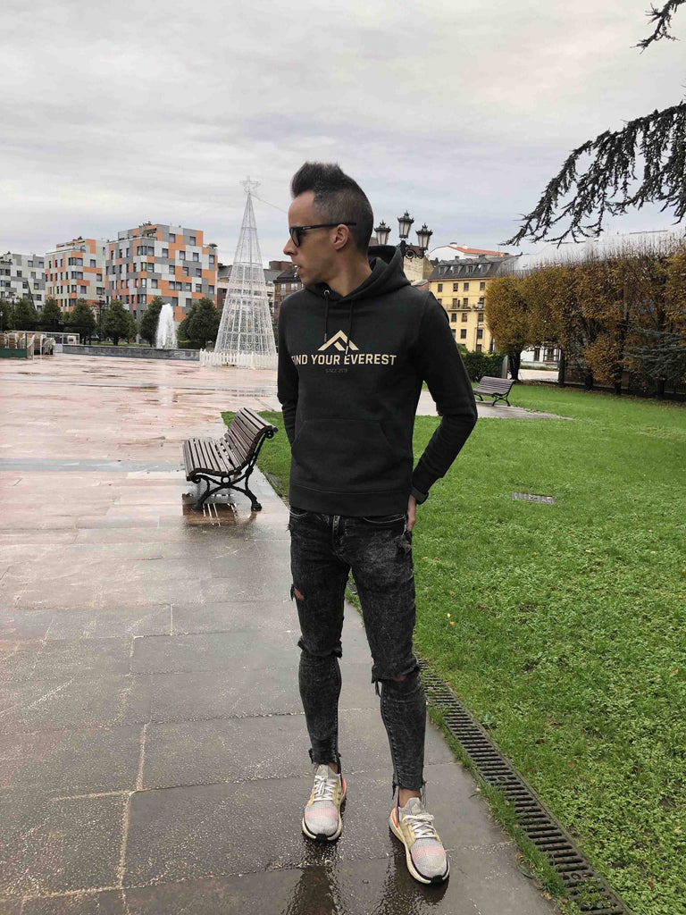 SUDADERA CASUAL FIND YOUR EVEREST "GOLD"