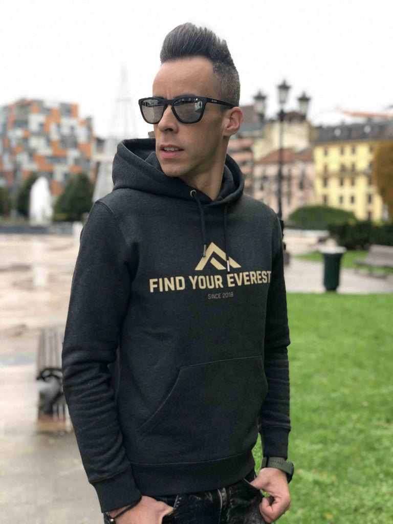 SUDADERA CASUAL FIND YOUR EVEREST "GOLD"