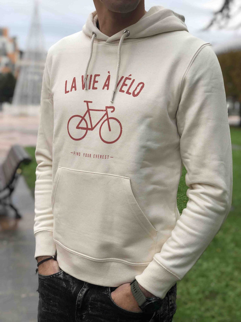 SUDADERA CASUAL FIND YOUR EVEREST "LA VIE A VELO"