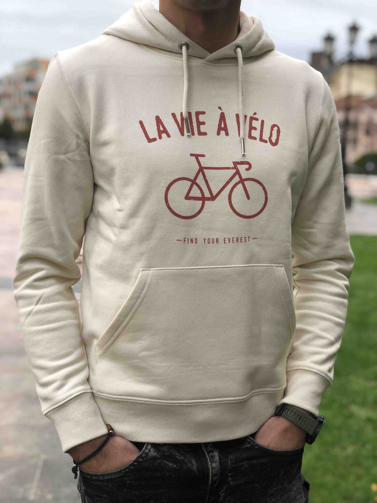 SUDADERA CASUAL FIND YOUR EVEREST "LA VIE A VELO"