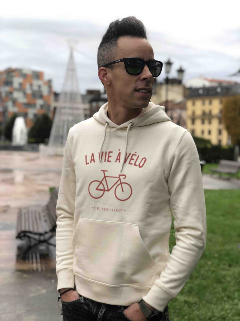 SUDADERA CASUAL FIND YOUR EVEREST "LA VIE A VELO"