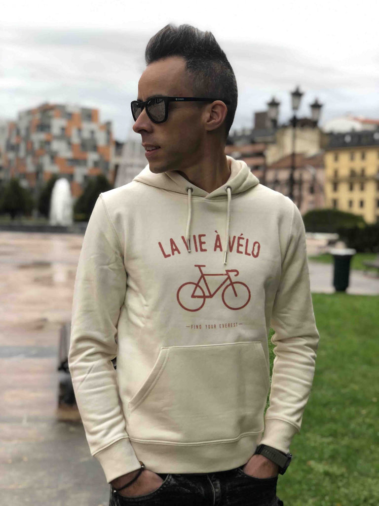 SUDADERA CASUAL FIND YOUR EVEREST "LA VIE A VELO"