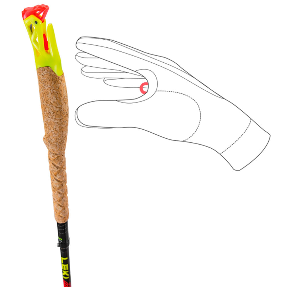 BASTONES LEKI ULTRATRAIL FX.ONE ROJO