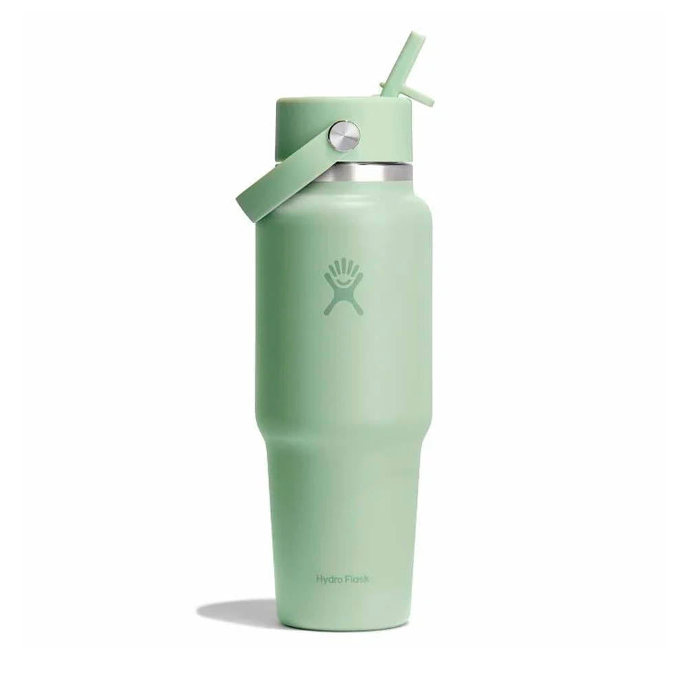 BOTELLA ISOTÉRMICA HYDRO FLASK 950ML TRAVEL CON PAJITA FLEXIBLE ALOE