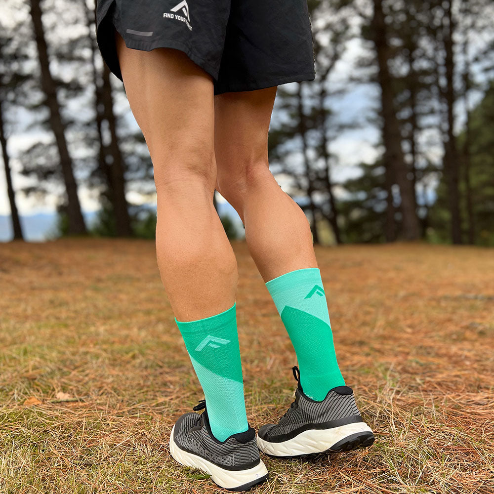 CALCETINES FIND YOUR EVEREST BICOLOR GREEN