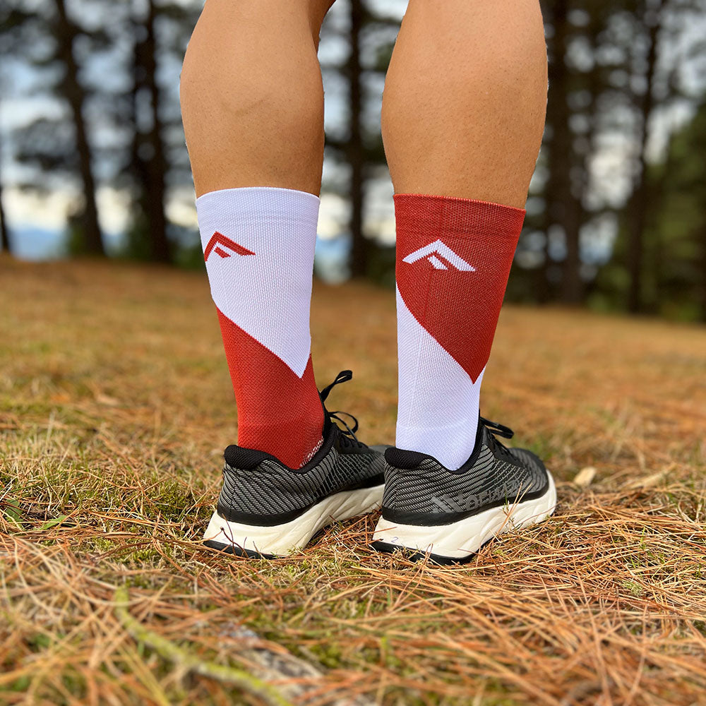 CALCETINES FIND YOUR EVEREST BICOLOR RED