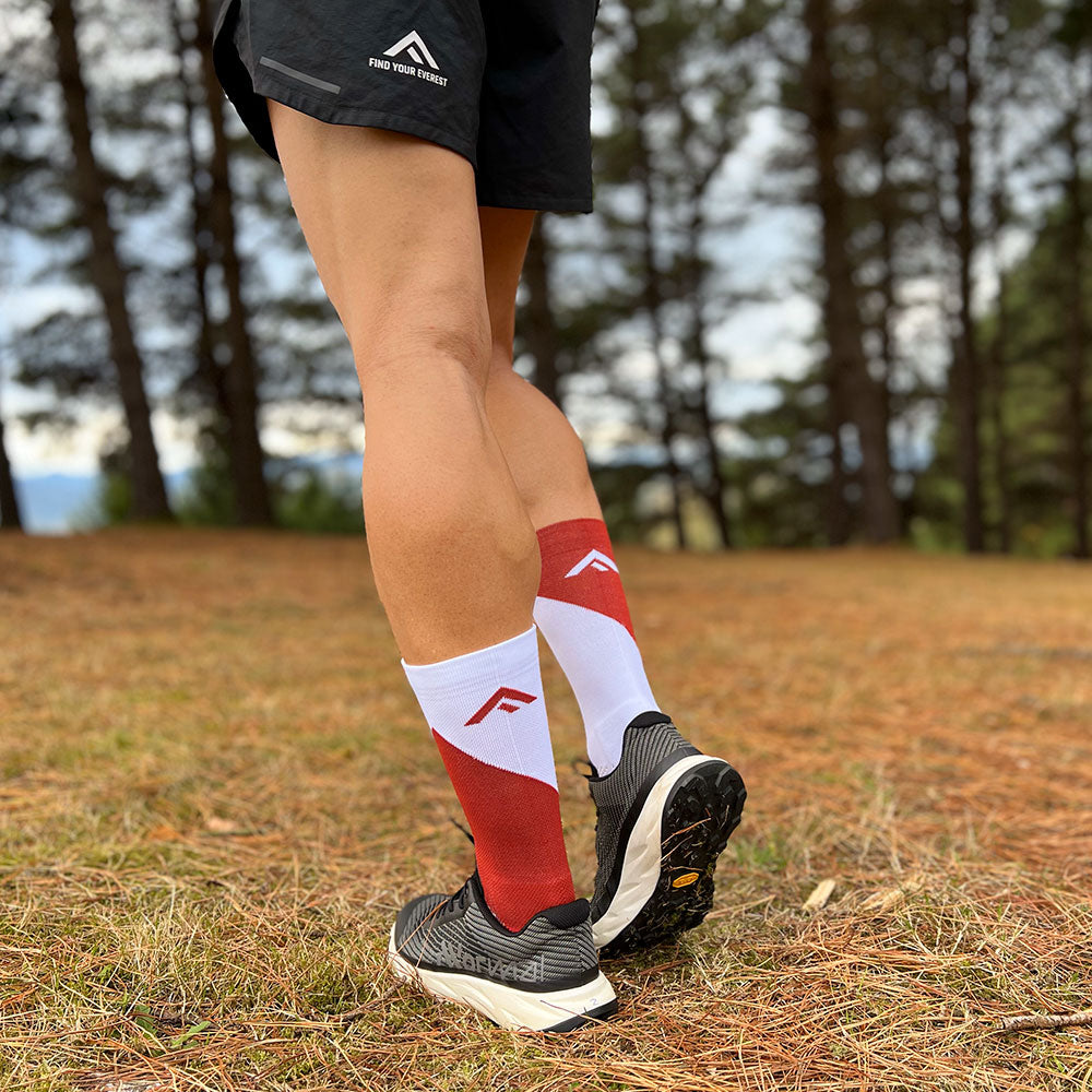 CALCETINES FIND YOUR EVEREST BICOLOR RED