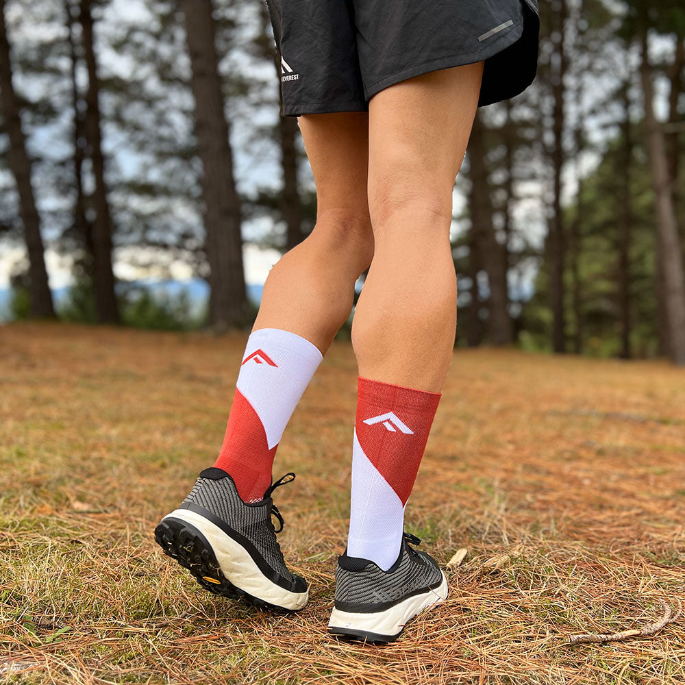 CALCETINES FIND YOUR EVEREST BICOLOR RED