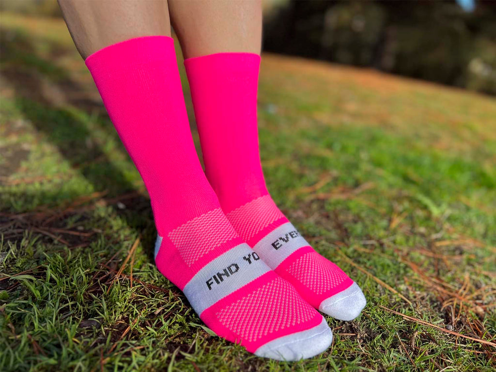 CALCETINES FIND YOUR EVEREST FLUOR DEEPPINK