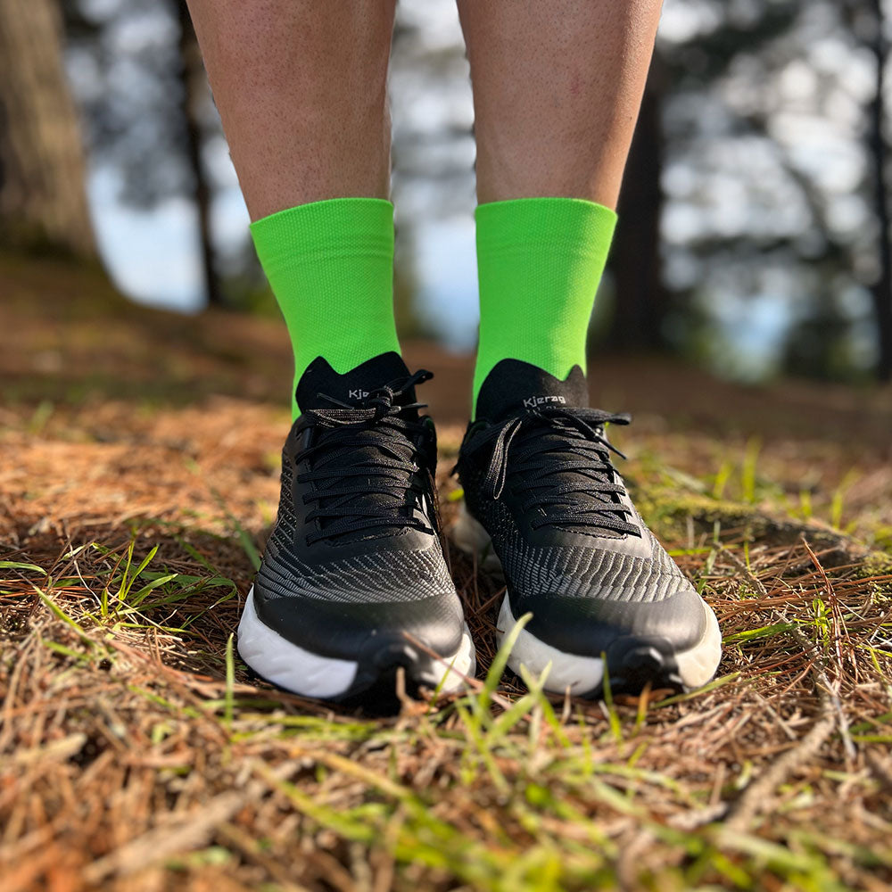 CALCETINES FIND YOUR EVEREST FLUOR LIME MEDIUM CUT
