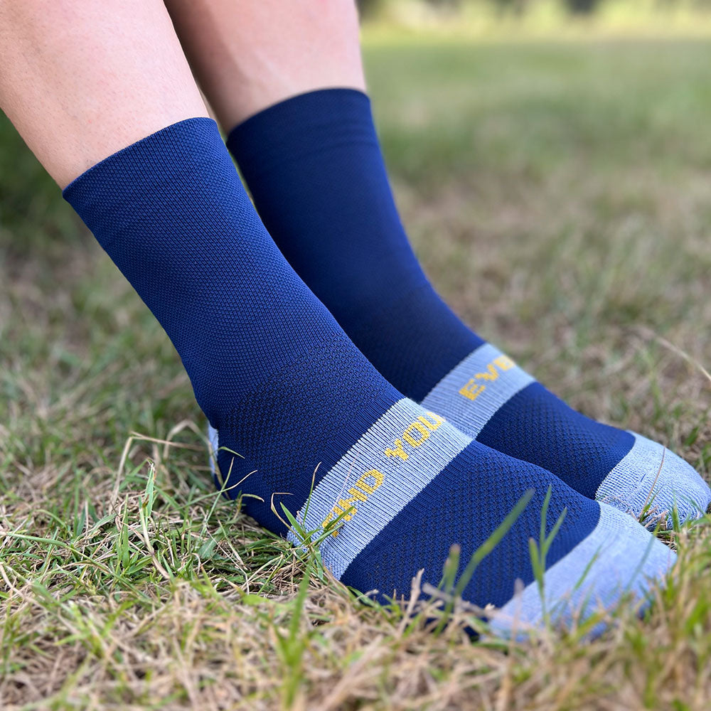 CALCETINES FIND YOUR EVEREST MIDNIGHT BLUE MEDIUM CUT