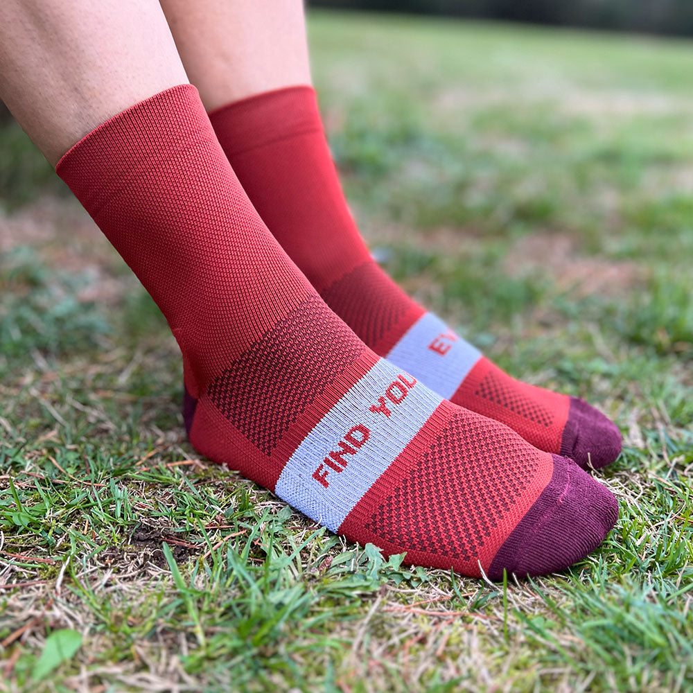 CALCETINES FIND YOUR EVEREST MORNING FLAME MEDIUM CUT