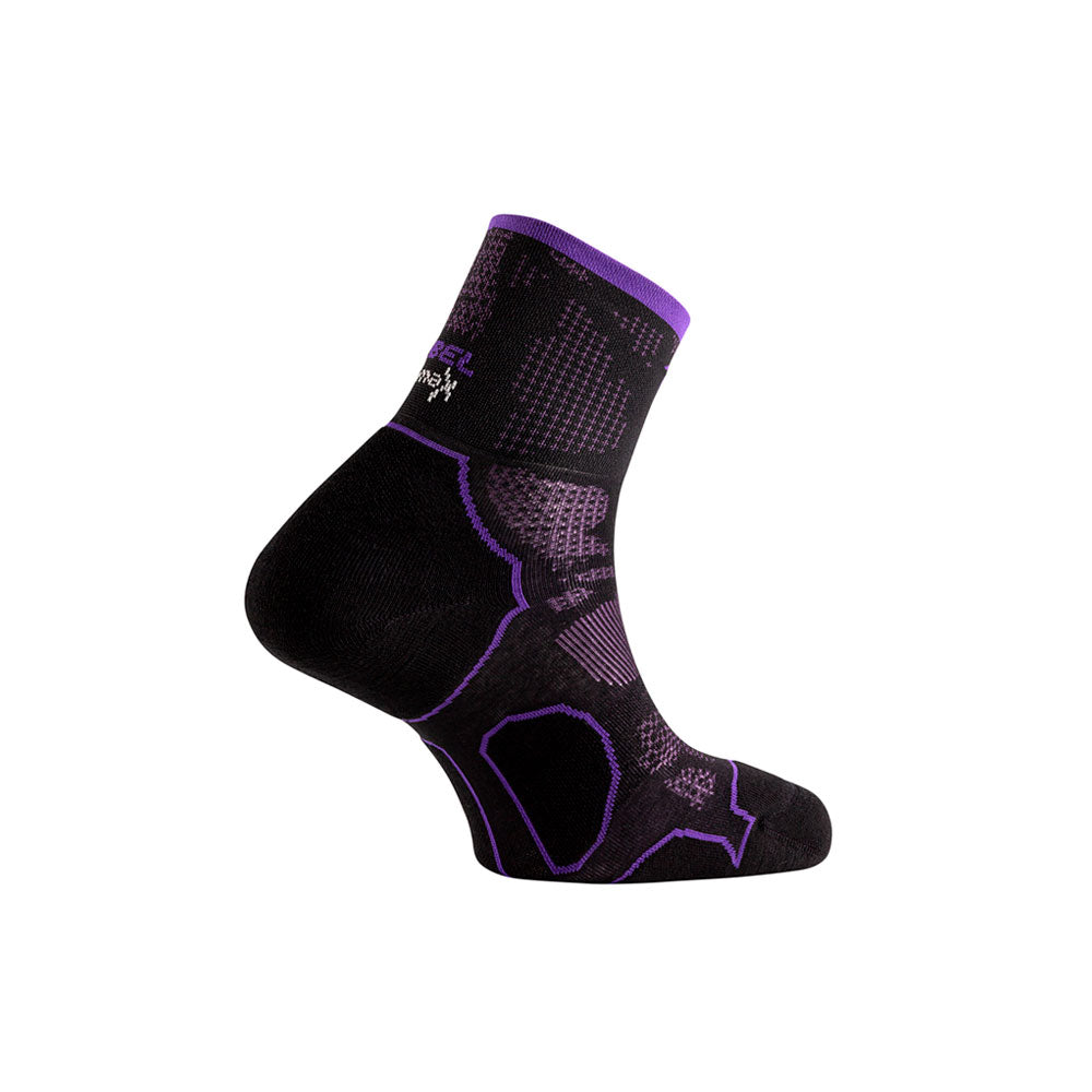 CALCETINES LURBEL DESAFÍO BLUR FOUR NEGRO VIOLETA