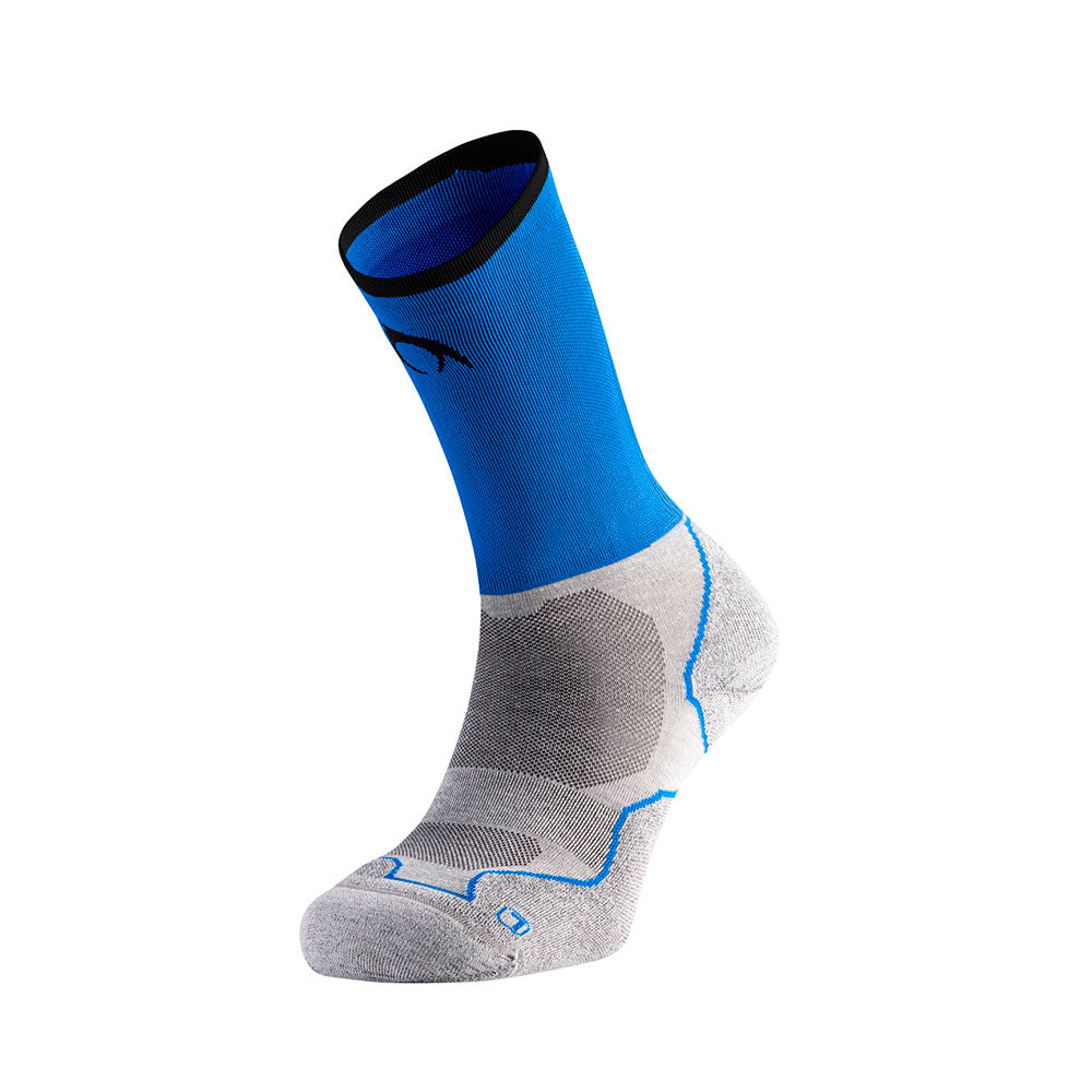 CALCETINES LURBEL DESAFÍO FIVE COMPRESSION GRIS HIELO AZUL ROYAL