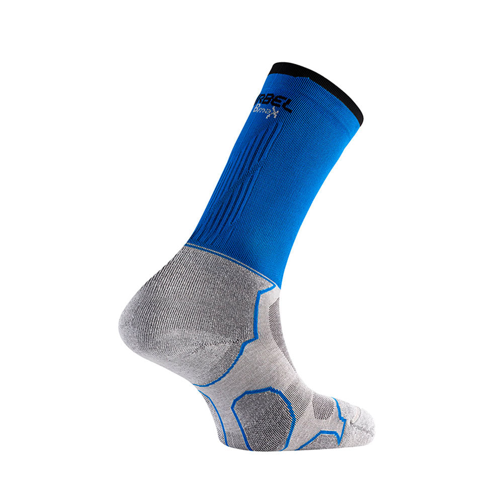 CALCETINES LURBEL DESAFÍO FIVE COMPRESSION GRIS HIELO AZUL ROYAL