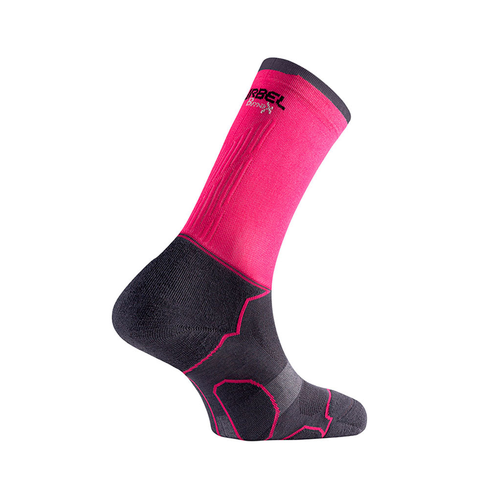 CALCETINES LURBEL DESAFÍO FIVE COMPRESSION MARENGO FUCSIA
