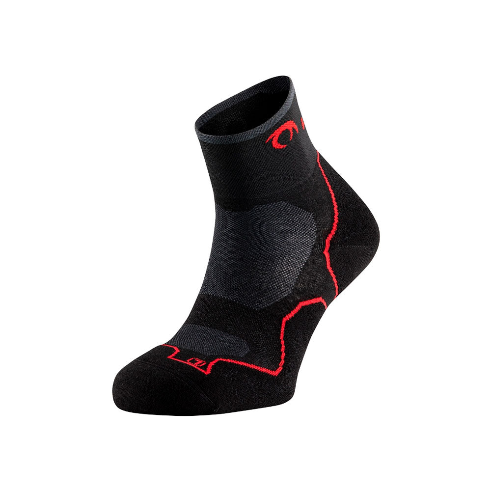 CALCETINES LURBEL DESAFÍO THREE NEGRO ROJO