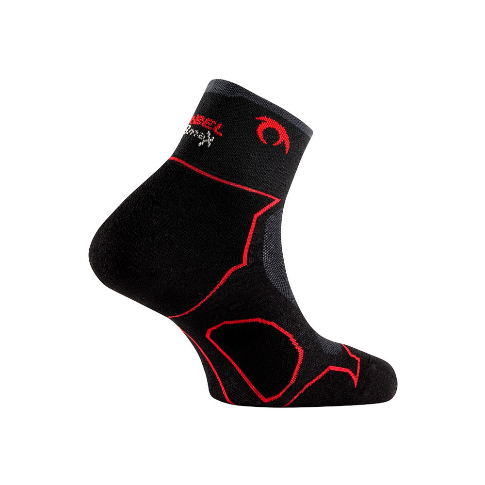 CALCETINES LURBEL DESAFÍO THREE NEGRO ROJO