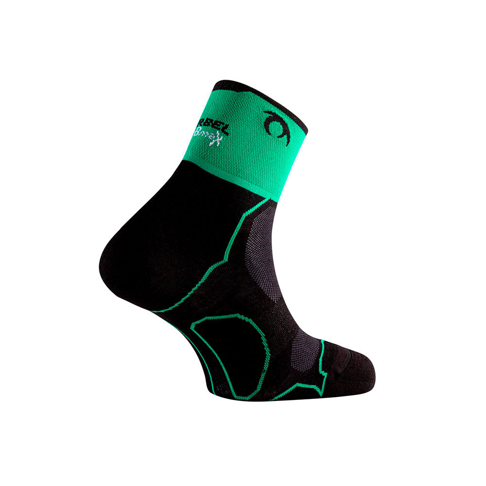 CALCETINES LURBEL DESAFÍO THREE NEGRO VERDE GOLF