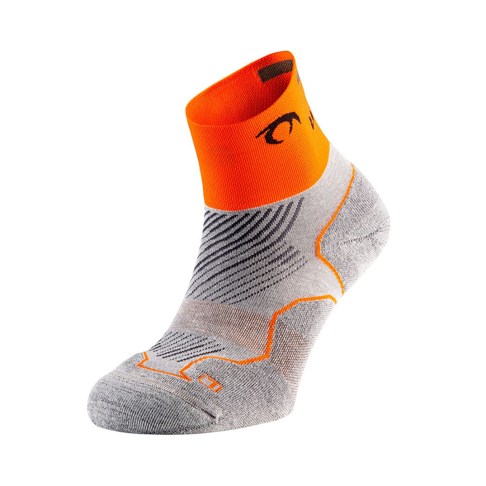 CALCETINES LURBEL DISTANCE GRIS HIELO NARANJA