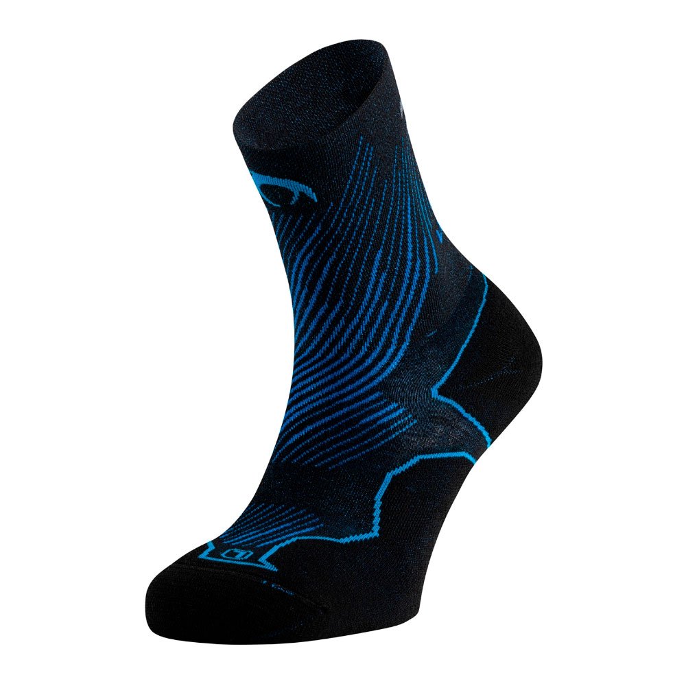 CALCETINES LURBEL DISTANCE LYN NEGRO TURQUESA