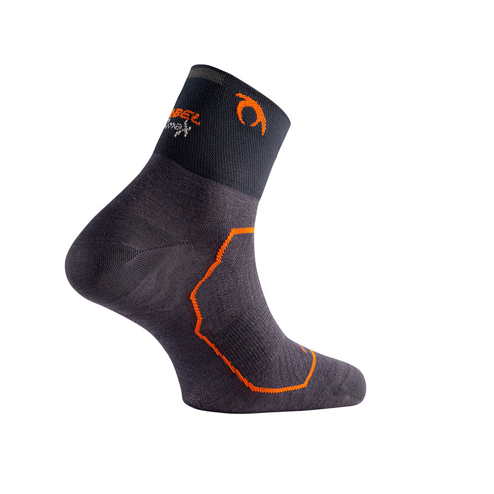 CALCETINES LURBEL RACE THREE MARENGO NARANJA