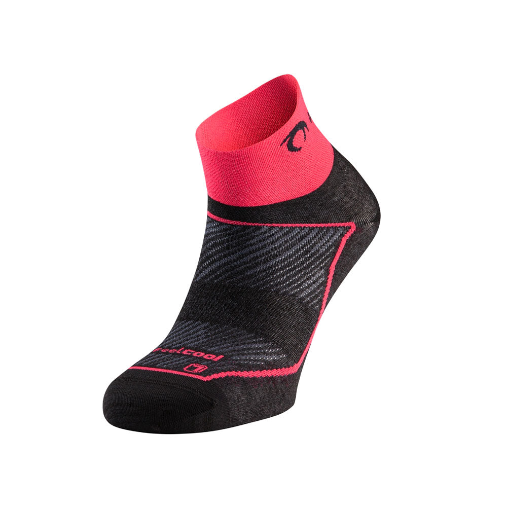 CALCETINES LURBEL RACE THREE NEGRO FUCSIA