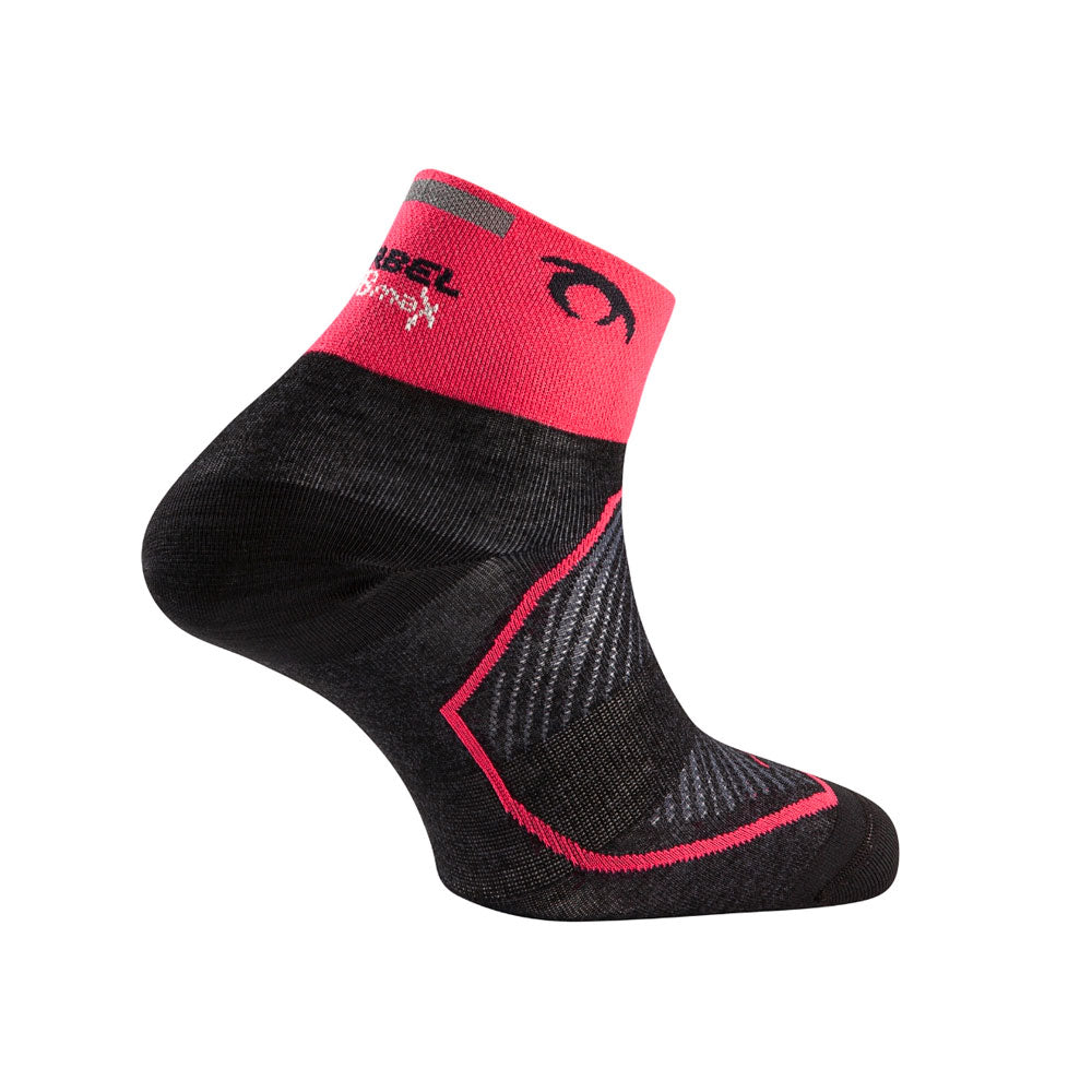 CALCETINES LURBEL RACE THREE NEGRO FUCSIA