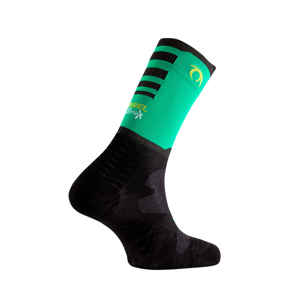 CALCETINES LURBEL RISE FIVE NEGRO VERDE GOLF