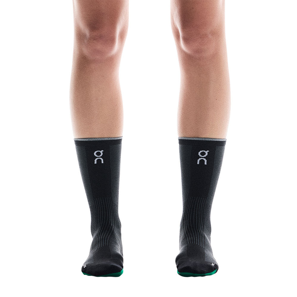 CALCETINES ON ELITE RUN HIGH BLACK MAGNET