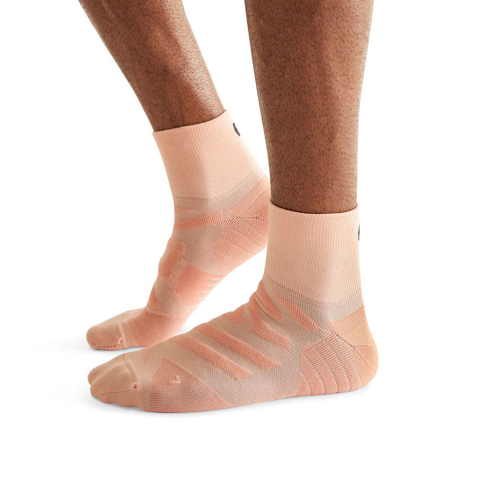 CALCETINES ON PERFORMANCE MID SOCK ROSE FLAMINGO