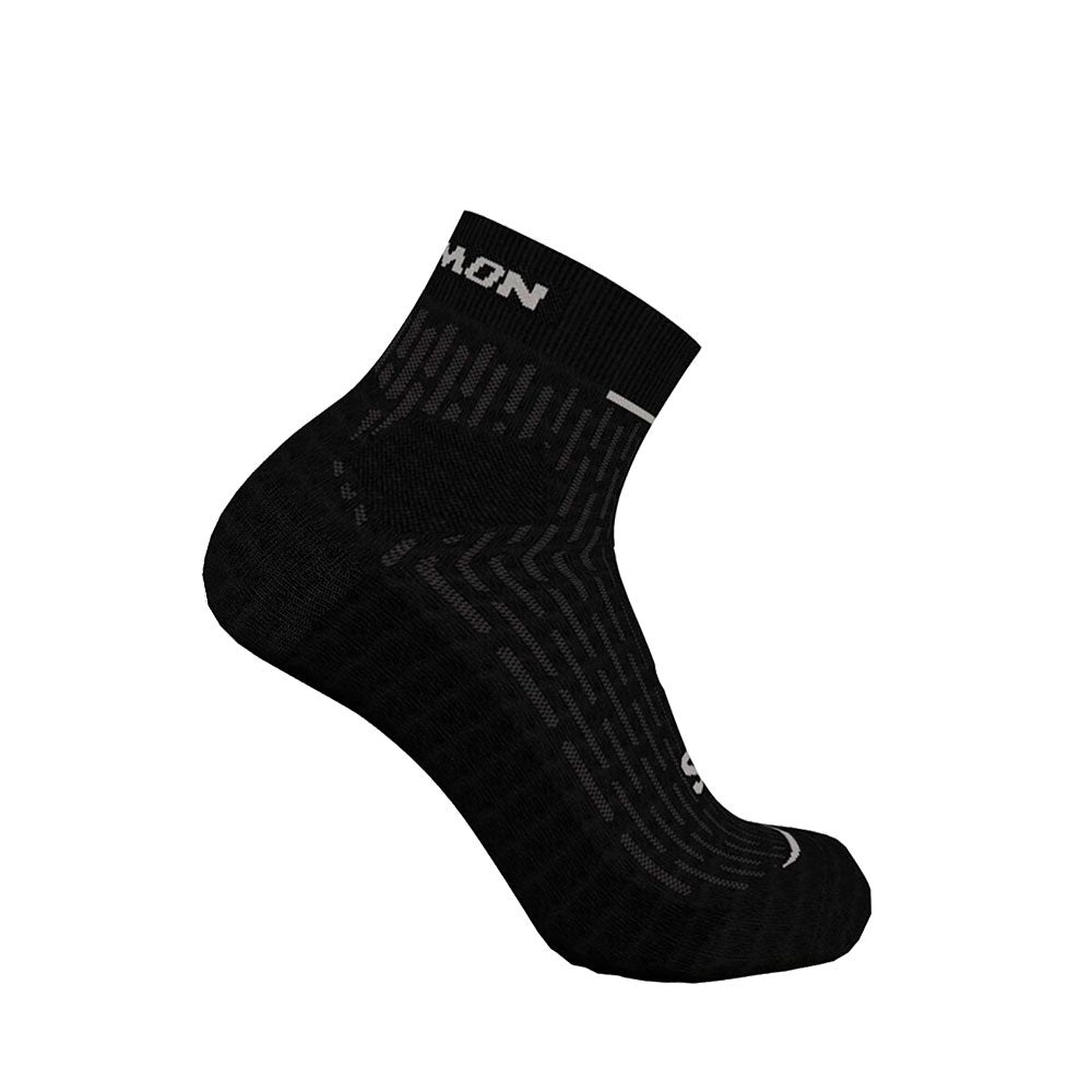 CALCETINES SALOMON ULTRA GLIDE ANKLE BLACK PHANTOM GHOST GREY