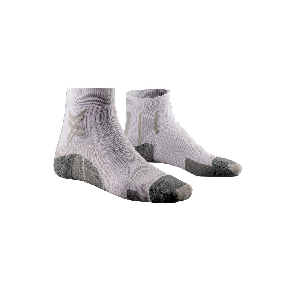 CALCETINES X-BIONIC RUN PERFORM ANKLE ARCTIC WHITE PEARL GREY