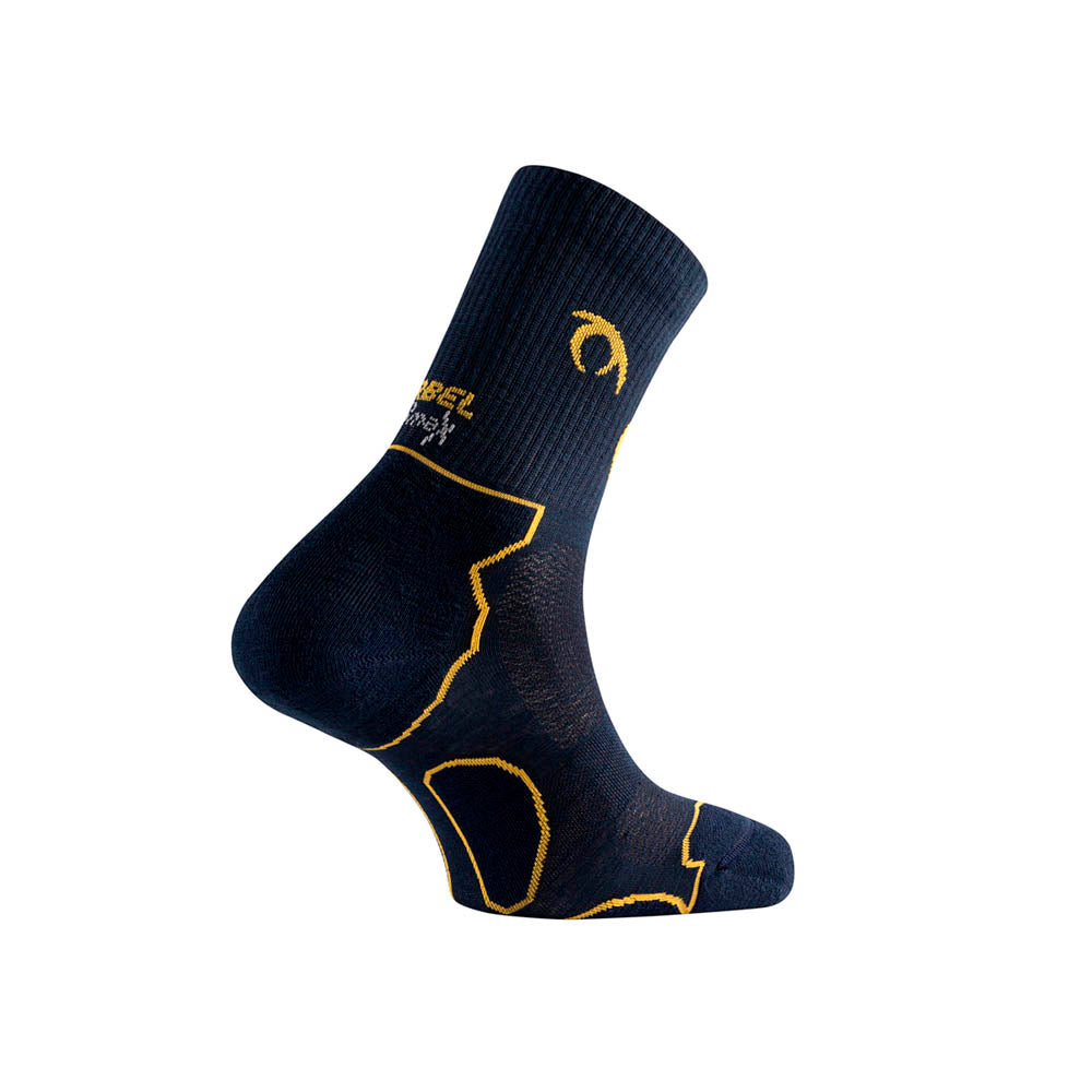 CALCETINES LURBEL TIERRA PEREGRINO TOE FOUR MARINO AMARILLO