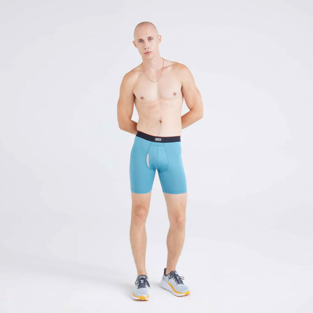 CALZONCILLOS BÓXER SAXX MULTI-SPORT MESH HYDRO BLUE