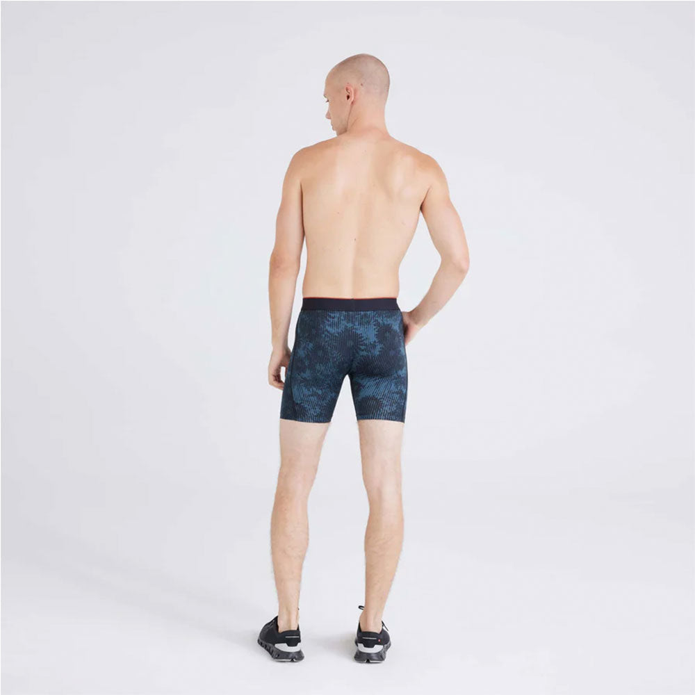 CALZONCILLOS BÓXER SAXX MULTI-SPORT MESH WHITE NOISE DAISY BLACK