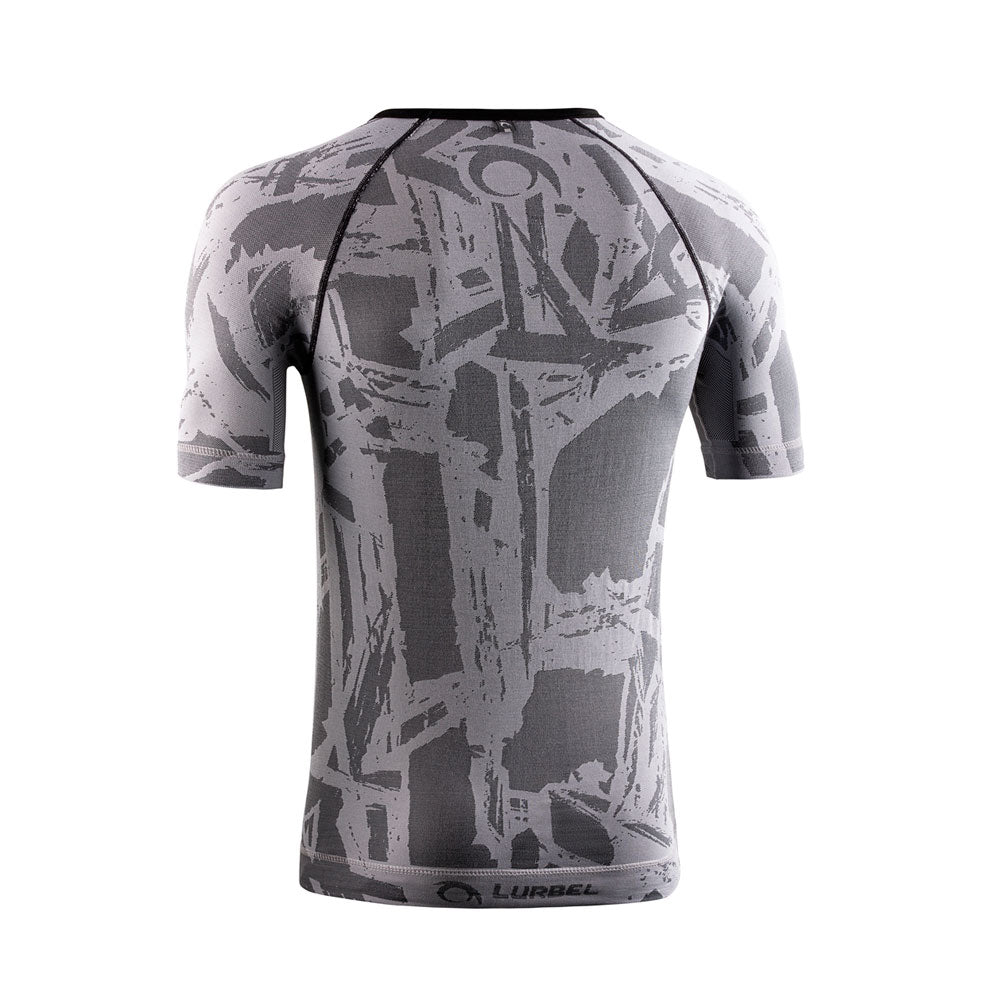 CAMISETA LURBEL SPIRIT BLUR GRIS HIELO NEGRO