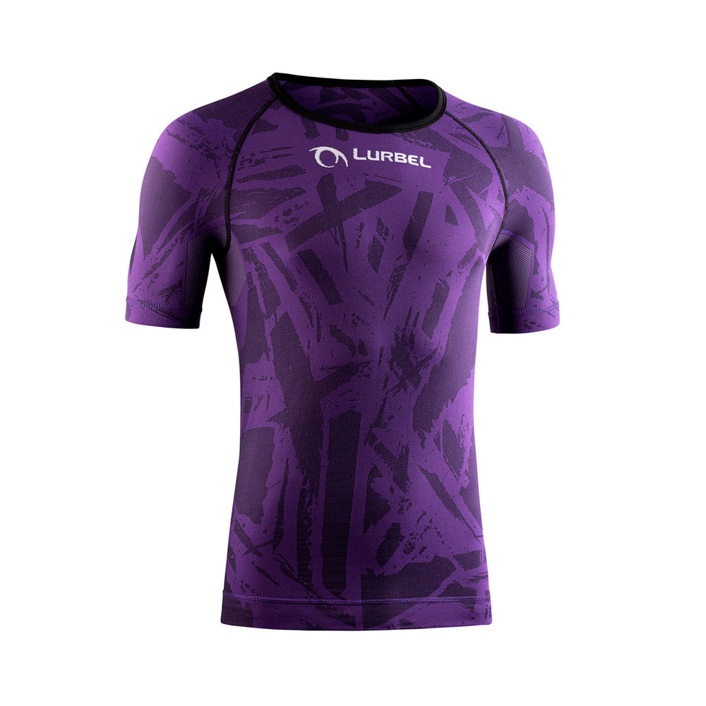 CAMISETA LURBEL SPIRIT BLUR VIOLETA NEGRO