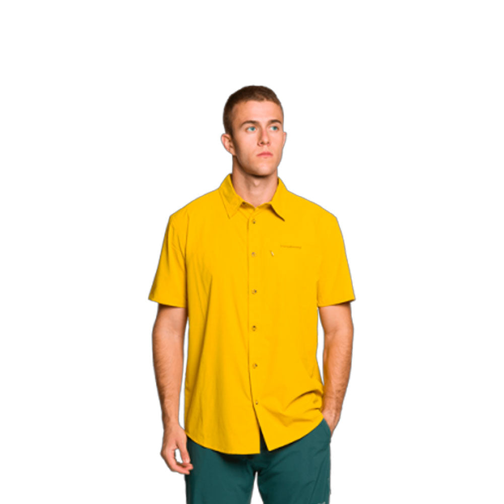 CAMISA TRANGOWORLD ESERA DF LEMON CURRY DARK SHADOW