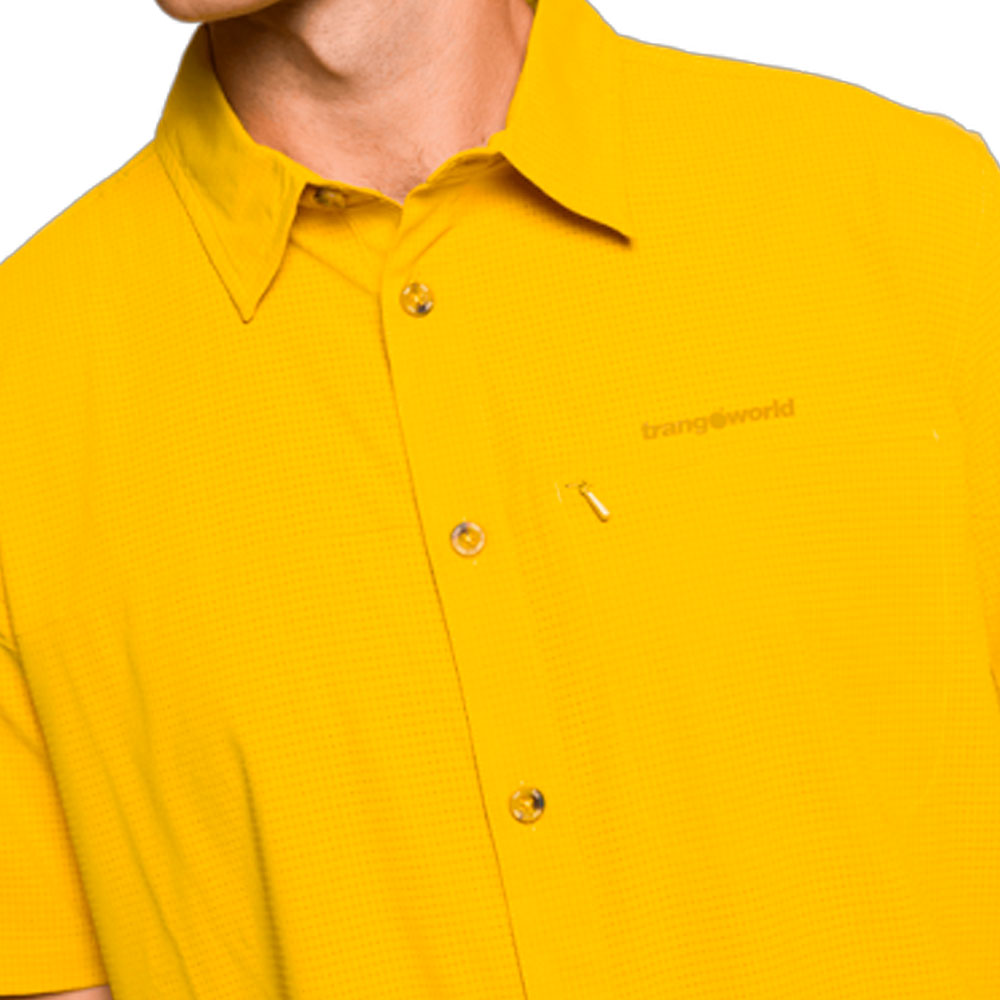 CAMISA TRANGOWORLD ESERA DF LEMON CURRY DARK SHADOW