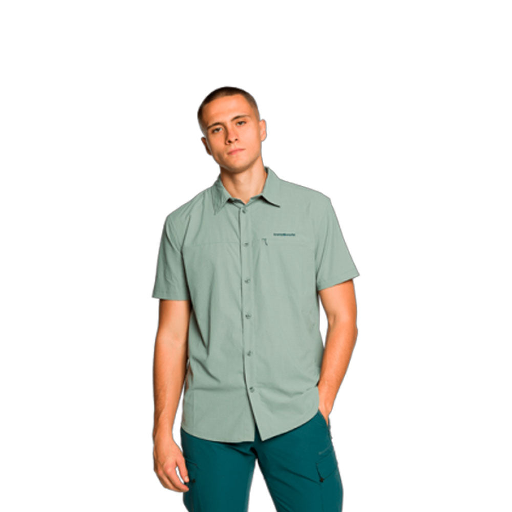 CAMISA TRANGOWORLD ESERA DF SLATE GREY DARK SHADOW