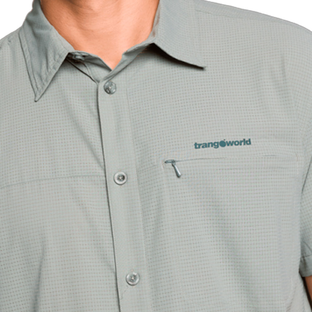 CAMISA TRANGOWORLD ESERA DF SLATE GREY DARK SHADOW