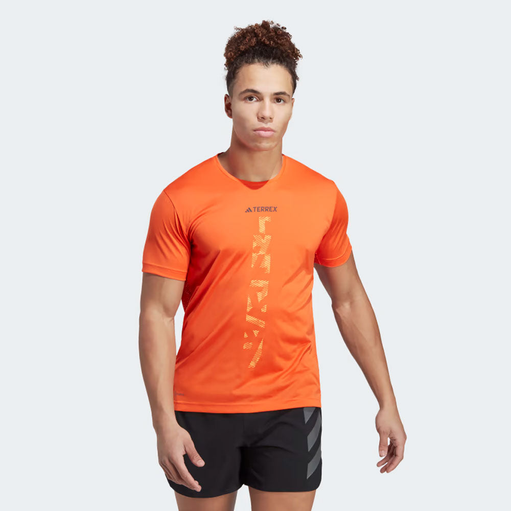 CAMISETA ADIDAS TERREX AGRAVIC TRAIL RUNNING NARANJA