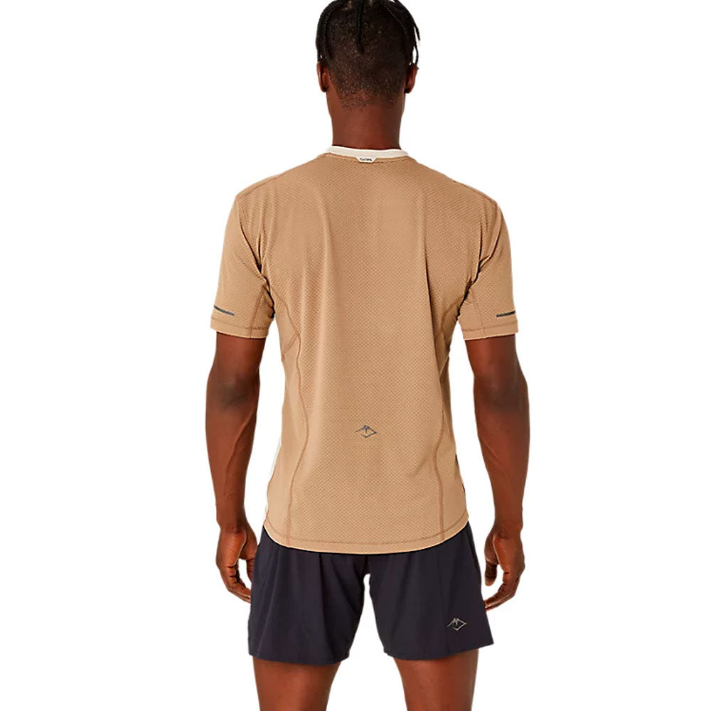 CAMISETA ASICS FUJITRAIL SS TOP FEATHER GREY PEPPER