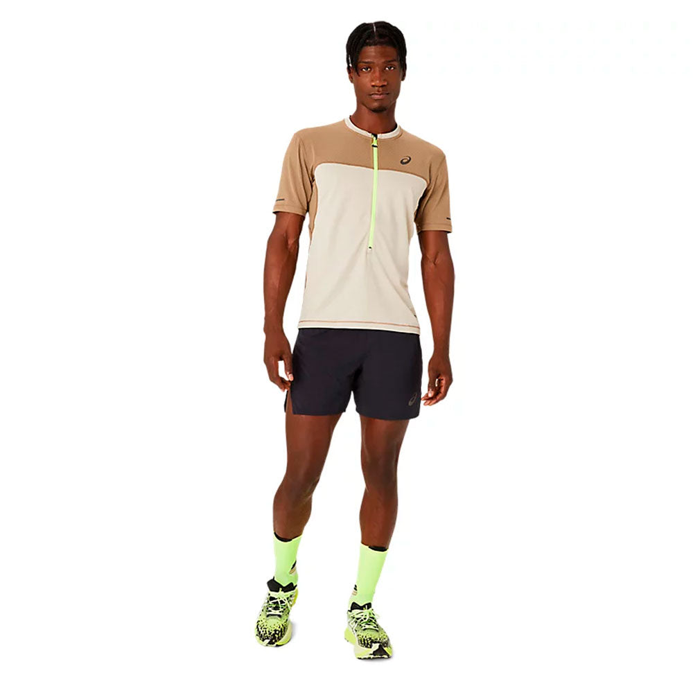 CAMISETA ASICS FUJITRAIL SS TOP FEATHER GREY PEPPER