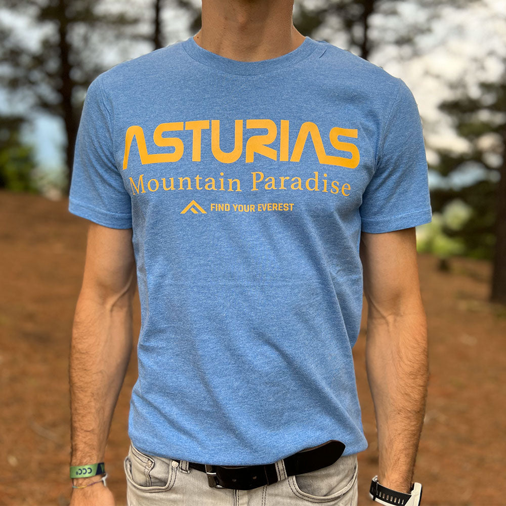 CAMISETA CASUAL FIND YOUR EVEREST ASTURIAS AZUL