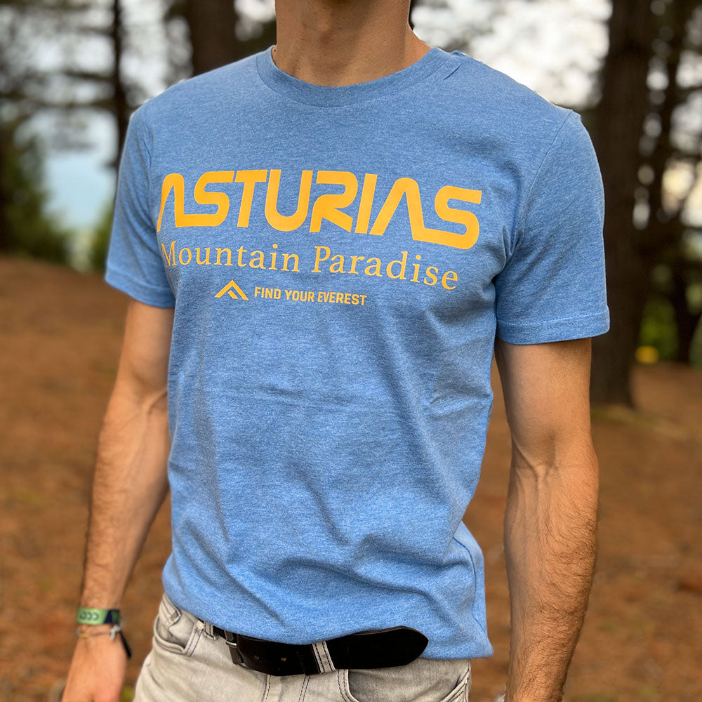 CAMISETA CASUAL FIND YOUR EVEREST ASTURIAS AZUL